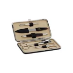 Truefitt & Hill Large Manicure Set – 6 Piece, Black (Unisex)