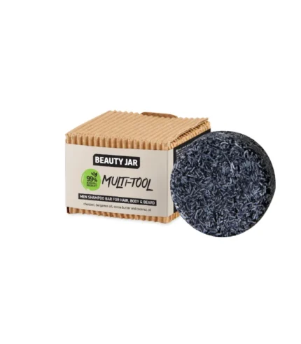 Beauty Jar Multi-Tool Men Shampoo Bar For Hair, Body & Beard