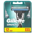 Men Razor  Cartridges, 12 pcs Gillette Mach3