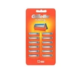Razor Cartridge  Refill, 12 pcs Gillette Fusion  5 Blades